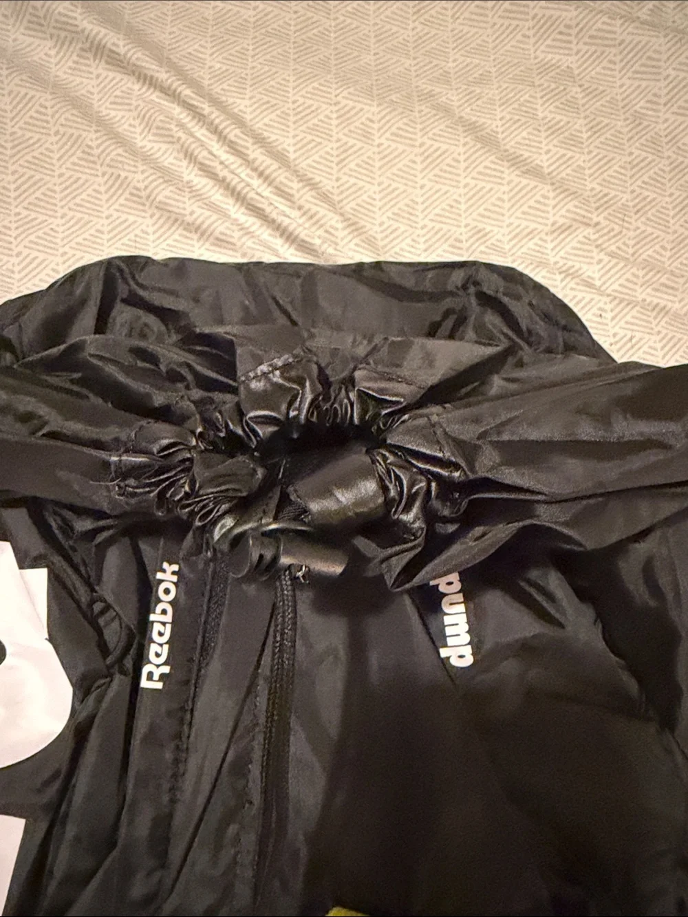 Puma Black Backpack with White Logo and Neon Yellow Straps